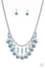 Load image into Gallery viewer, Paparazzi ~ Cool Cascade ~ Blue Necklace Set