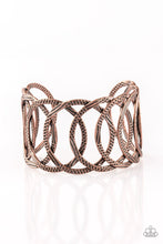 Load image into Gallery viewer, Paparazzi ~ The Main Contender ~ Copper Necklace and Bracelet Set