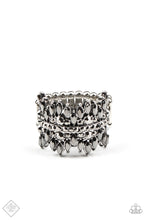 Load image into Gallery viewer, Paparazzi ~ Cosmic Confetti ~ Silver Ring with Stretchy Bands
