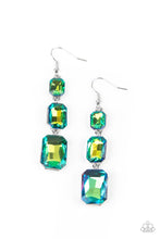 Load image into Gallery viewer, Paparazzi ~ Cosmic Red Carpet ~ Green Earrings