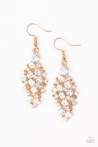 Paparazzi ~ Cosmically Chic ~ Gold Earrings