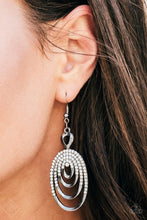 Load image into Gallery viewer, Paparazzi ~ Cosmically Cosmopolitan ~ Black Earrings (Fashion Fix Exclusive Item)