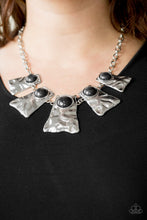 Load image into Gallery viewer, Paparazzi ~ Cougar ~ Black  Necklace Set