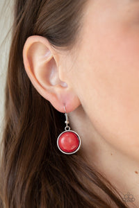 Paparazzi ~ Cougar ~ Red Necklace Set