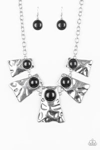 Paparazzi ~ Cougar ~ Brass Necklace Set