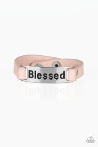 Paparazzi ~ Count Your Blessings ~ Pink Inspirational Bracelet