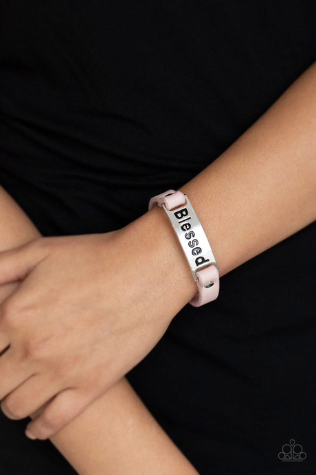 Paparazzi ~ Count Your Blessings ~ Pink Inspirational Bracelet