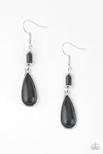 Load image into Gallery viewer, Paparazzi ~ Courageously Canyon ~ Black Earrings