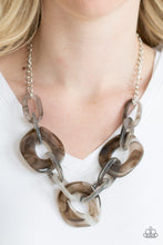 Load image into Gallery viewer, Paparazzi ~ Courageously Chromatic ~ Silver Necklace Set