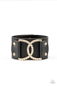 Paparazzi - Couture Culture - Gold Urban Bracelet