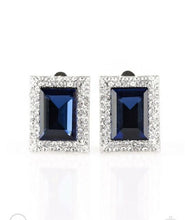 Load image into Gallery viewer, Paparazzi - Crowned Couture - Blue Clip-On Earrings - Klassy Jewelz Boutique