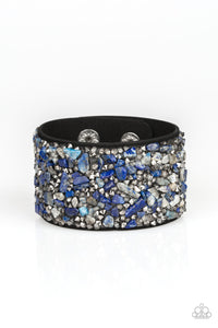 Paparazzi ~ Crush Rush ~ Blue Urban Bracelet
