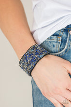 Load image into Gallery viewer, Paparazzi ~ Crush Rush ~ Blue Urban Bracelet