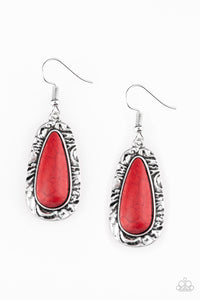Paparazzi ~ Cruzin Colorado ~ Red Earrings