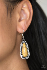 Paparazzi ~ Cruzin Colorado ~ Yellow Earrings