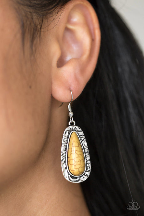 Paparazzi ~ Cruzin Colorado ~ Yellow Earrings