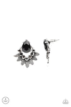 Load image into Gallery viewer, Paparazzi ~ Crystal Canopy ~ Black Double-Sided Post Earrings