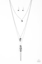 Load image into Gallery viewer, Paparazzi ~ Crystal Cruiser ~ Black Necklace Set
