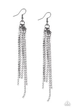 Load image into Gallery viewer, Paparazzi ~ Center Stage Status ~ Black Earrings (Life of the Party Exclusive)