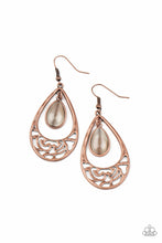 Load image into Gallery viewer, Paparazzi ~ DEW You Feel Me? ~ Copper Earrings