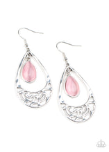 Load image into Gallery viewer, Paparazzi ~ DEW You Feel Me? ~ Pink Earrings