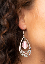Load image into Gallery viewer, Paparazzi ~ DEW You Feel Me? ~ Pink Earrings
