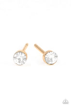 Load image into Gallery viewer, Paparazzi ~ Dainty Decor ~ Gold Post Earrings