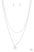 Load image into Gallery viewer, Paparazzi ~ Dainty Demure ~ Pink Necklace Set