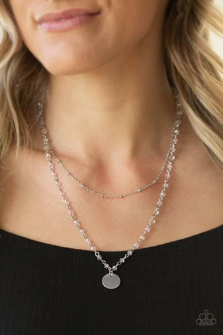 Paparazzi ~ Dainty Demure ~ Pink Necklace Set