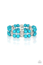 Load image into Gallery viewer, Paparazzi ~ Daisy Debutante ~ Blue Bracelet