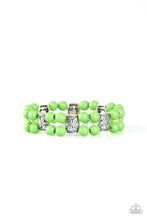 Load image into Gallery viewer, Paparazzi ~ Daisy Debutante ~ Green Bracelet