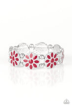 Load image into Gallery viewer, Paparazzi ~ Dancing Dahlias ~ Red Bracelet