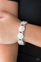 Load image into Gallery viewer, Paparazzi ~ Dancing Dahlias ~ Silver Bracelet