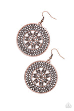 Load image into Gallery viewer, Paparazzi ~ Dandelion Deserts ~ Copper Earrings