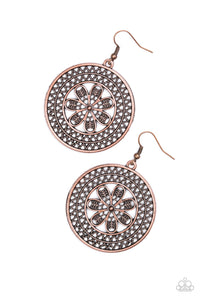 Paparazzi ~ Dandelion Deserts ~ Copper Earrings