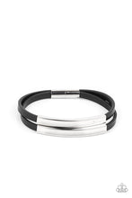 Load image into Gallery viewer, Paparazzi ~ Dangerously Divine ~ Black Magnetic Bracelet
