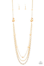 Load image into Gallery viewer, Paparazzi - Dare to Dazzle - Gold Necklace - Klassy Jewelz Boutique