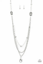 Load image into Gallery viewer, Paparazzi - Dare to Dazzle - Silver Lanyard - Klassy Jewelz Boutique