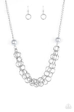 Load image into Gallery viewer, Paparazzi - Daring Diva - Silver Pearl Necklace - Klassy Jewelz Boutique