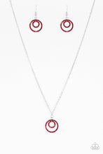 Load image into Gallery viewer, Paparazzi ~ Dashingly Dapper ~ Red Necklace Set