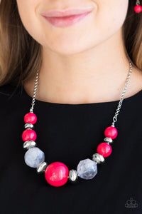 Paparazzi ~ Daytime Drama ~ Pink Necklace Set