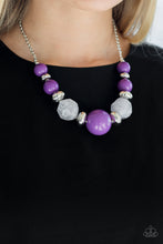 Load image into Gallery viewer, Paparazzi ~  Daytime Drama ~ Purple Necklace Set