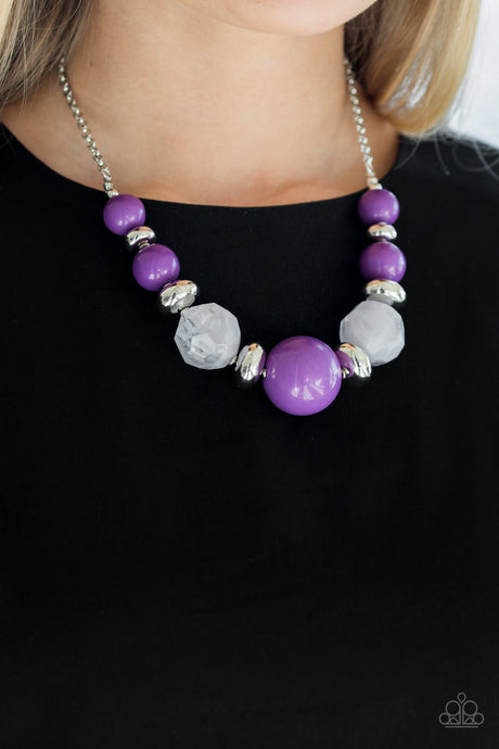 Paparazzi ~  Daytime Drama ~ Purple Necklace Set