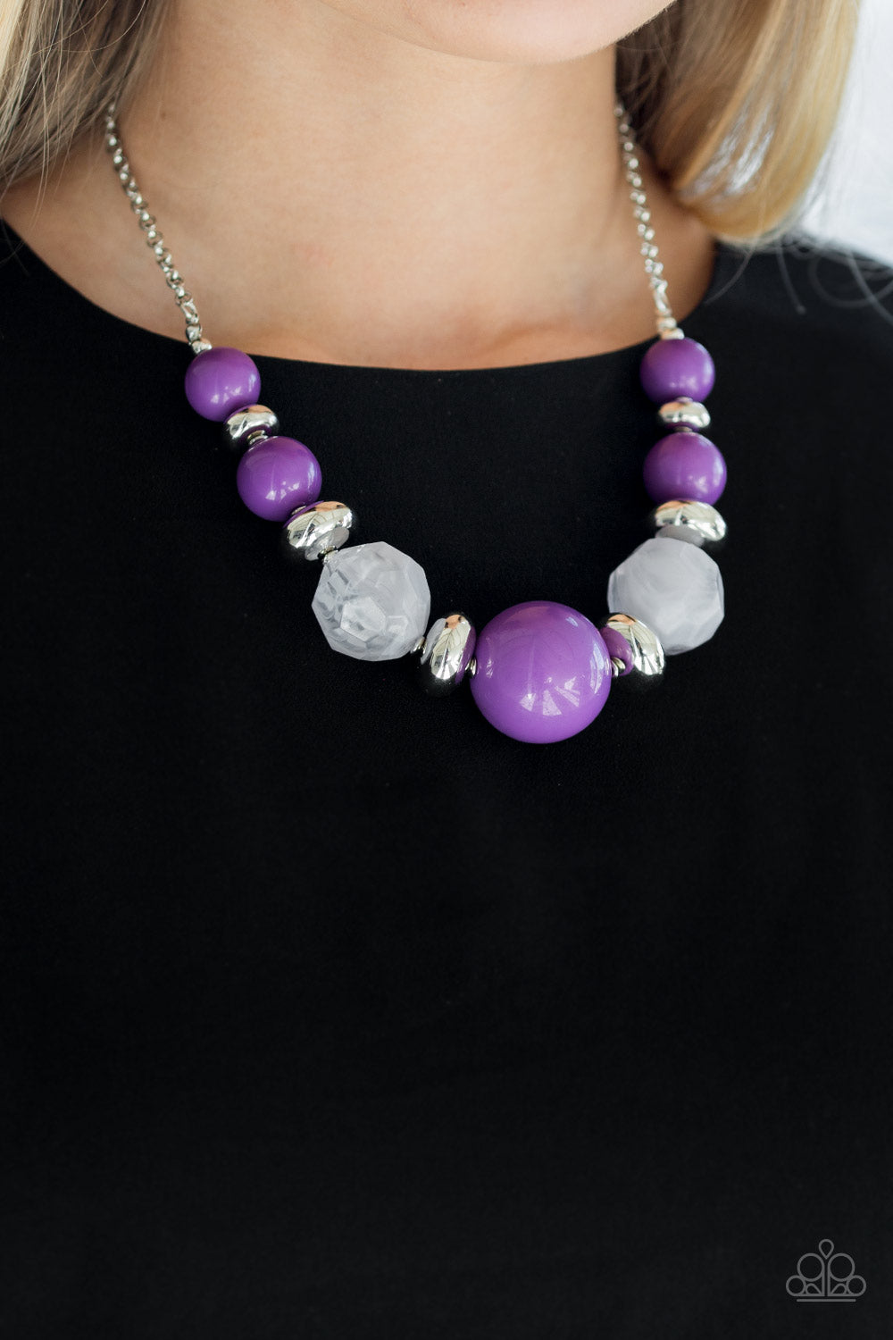 Paparazzi ~  Daytime Drama ~ Purple Necklace Set