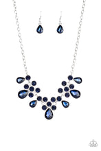 Load image into Gallery viewer, Paparazzi ~ Debutante Drama ~ Blue Necklace Set