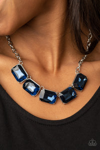 Paparazzi - Deep Freeze Diva - Blue Necklace -$5.00