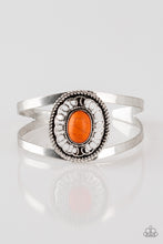 Load image into Gallery viewer, Paparazzi ~ Deep In The TUMBLEWEEDS ~ Orange Cuff Bracelet