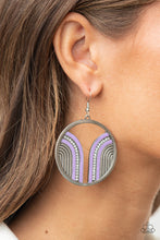Load image into Gallery viewer, Paparazzi ~ Delightfully Deco ~ Purple Earring