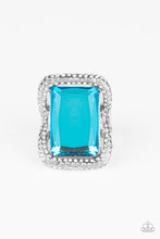 Load image into Gallery viewer, Paparazzi ~ Deluxe Decadence ~ Blue Ring with Stretchy Band