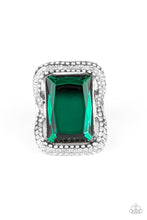Load image into Gallery viewer, Paparazzi ~ Deluxe Decadence ~ Green Ring with Stretchy Band
